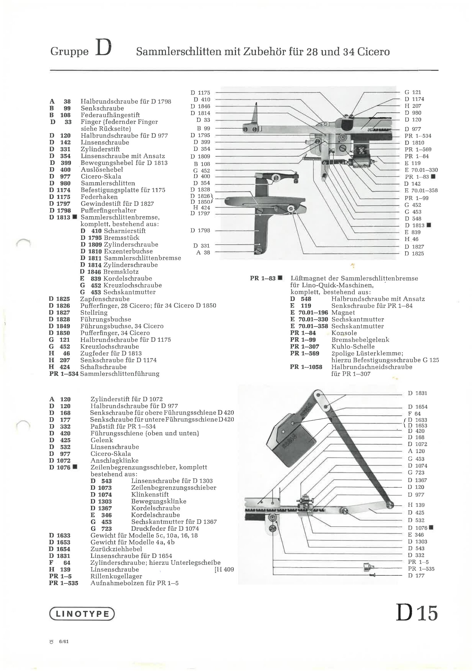 Sammlerschlitten mit Zubehör – 28 / 34 Cicero