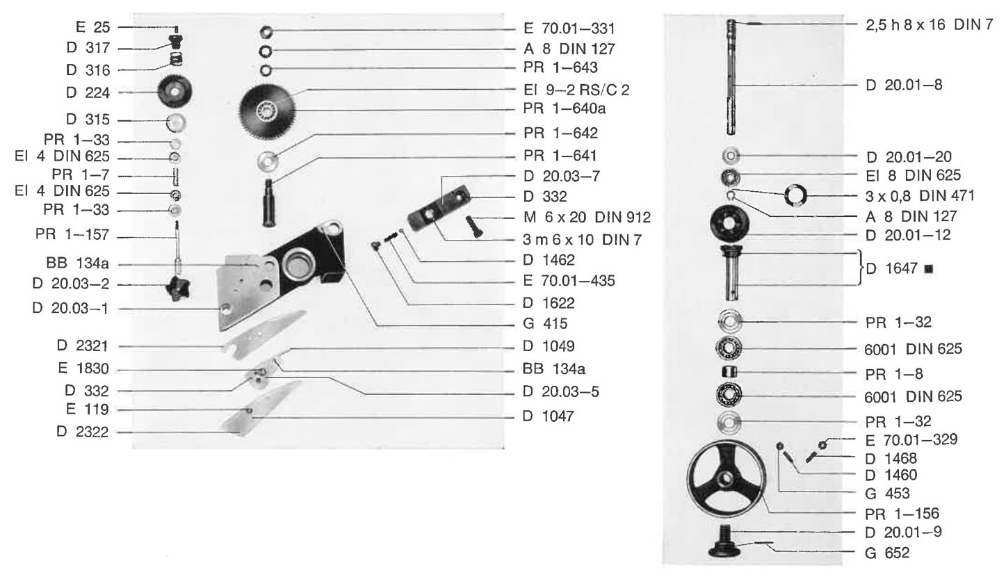 Sammlersterngetriebe, Modell 20