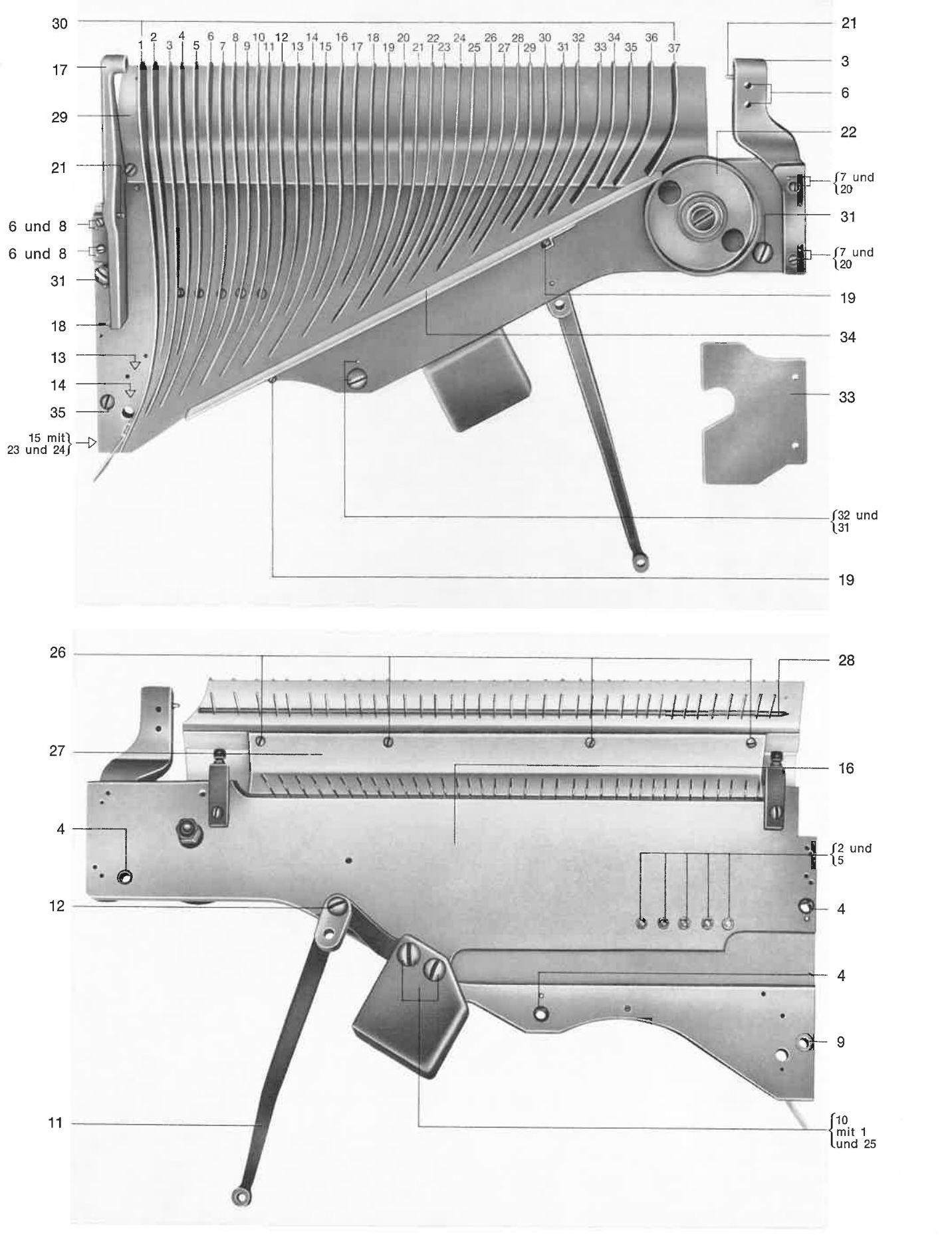Sammlereintrittsplatte / Sammlereintritt – Modelle 16, 1642, 51–53