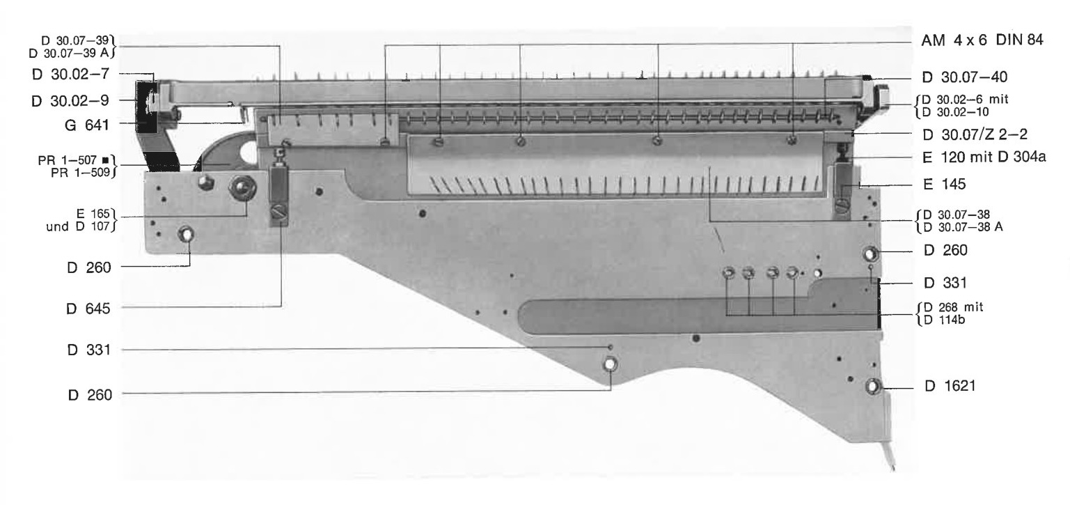 Sammlereintrittsplatte / Sammlereintritt / Ausgleichsschiene – Modelle 22, 24, 28