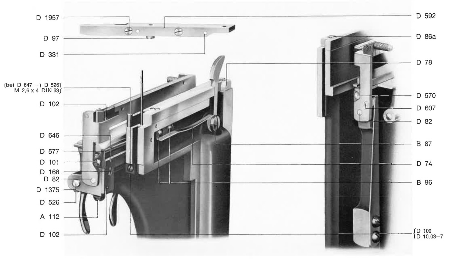 Sammlerelevator + Führungsschienen – 28 Cicero, manuell