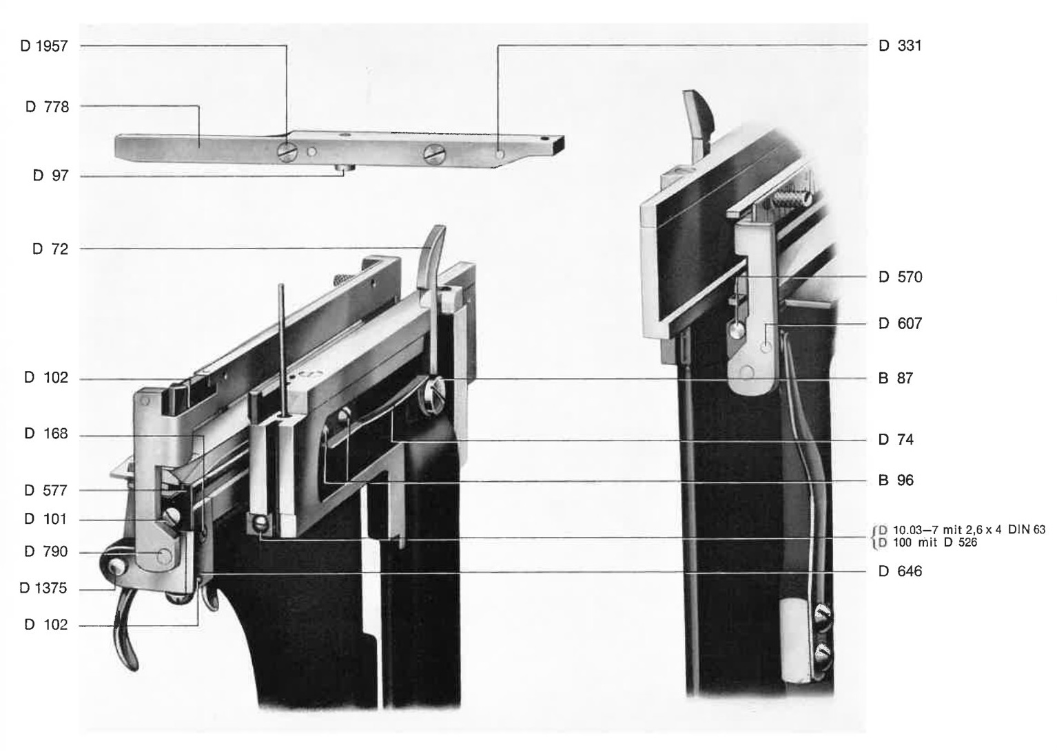 Sammlerelevator + Führungsschienen – 34 Cicero, manuell