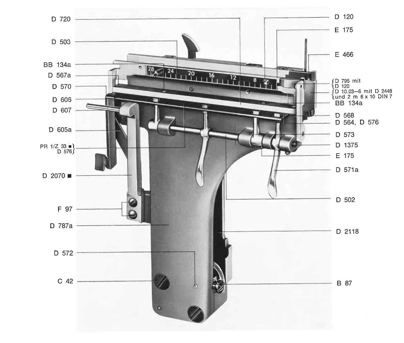 Sammlerelevator – 28 Cicero, Modell 20, manuell