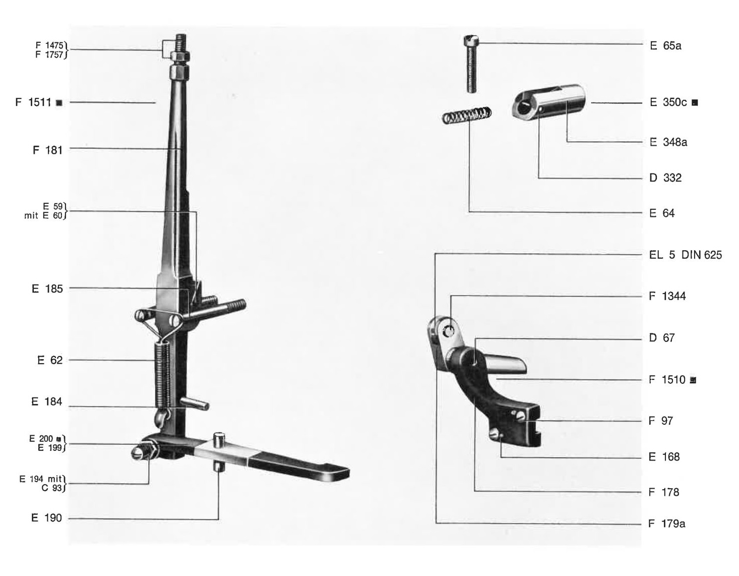 Vertikale automatische Ausrückvorrichtung