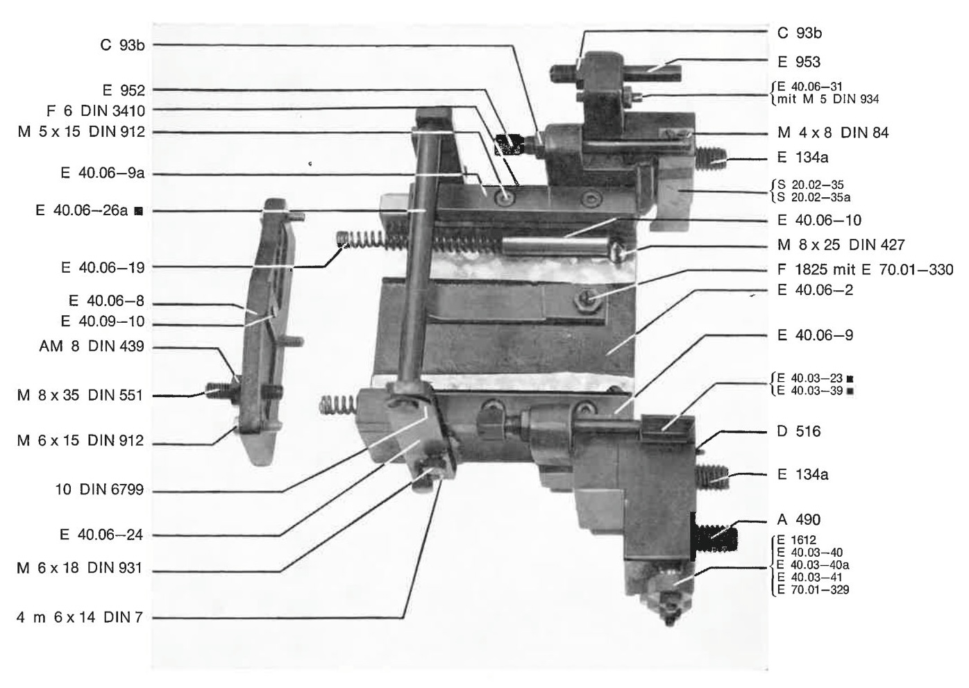 Hydraulischer Messerblock 28 Cicero