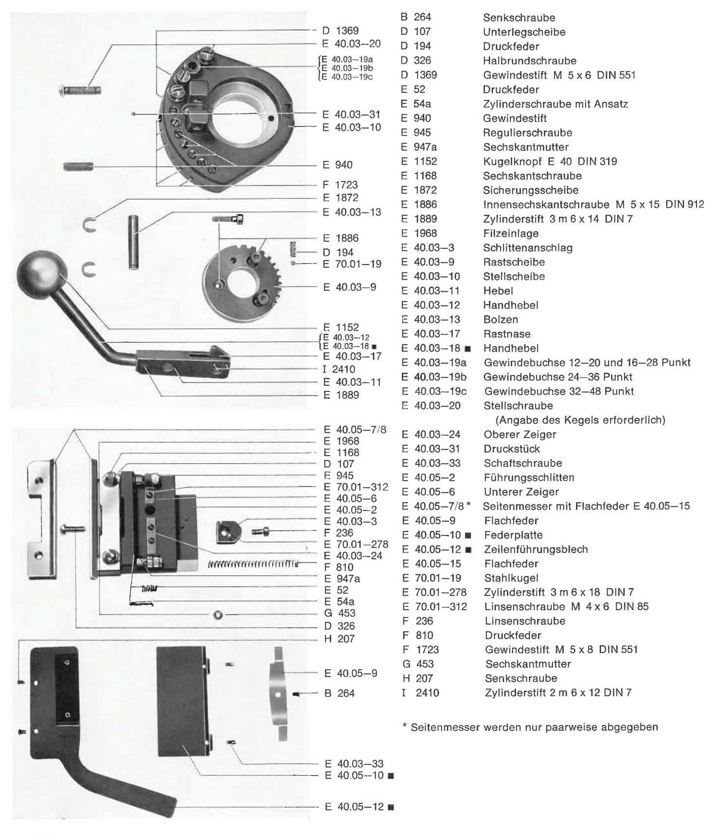 Universal-Ein-Griff-Messerblock 42 Cicero
