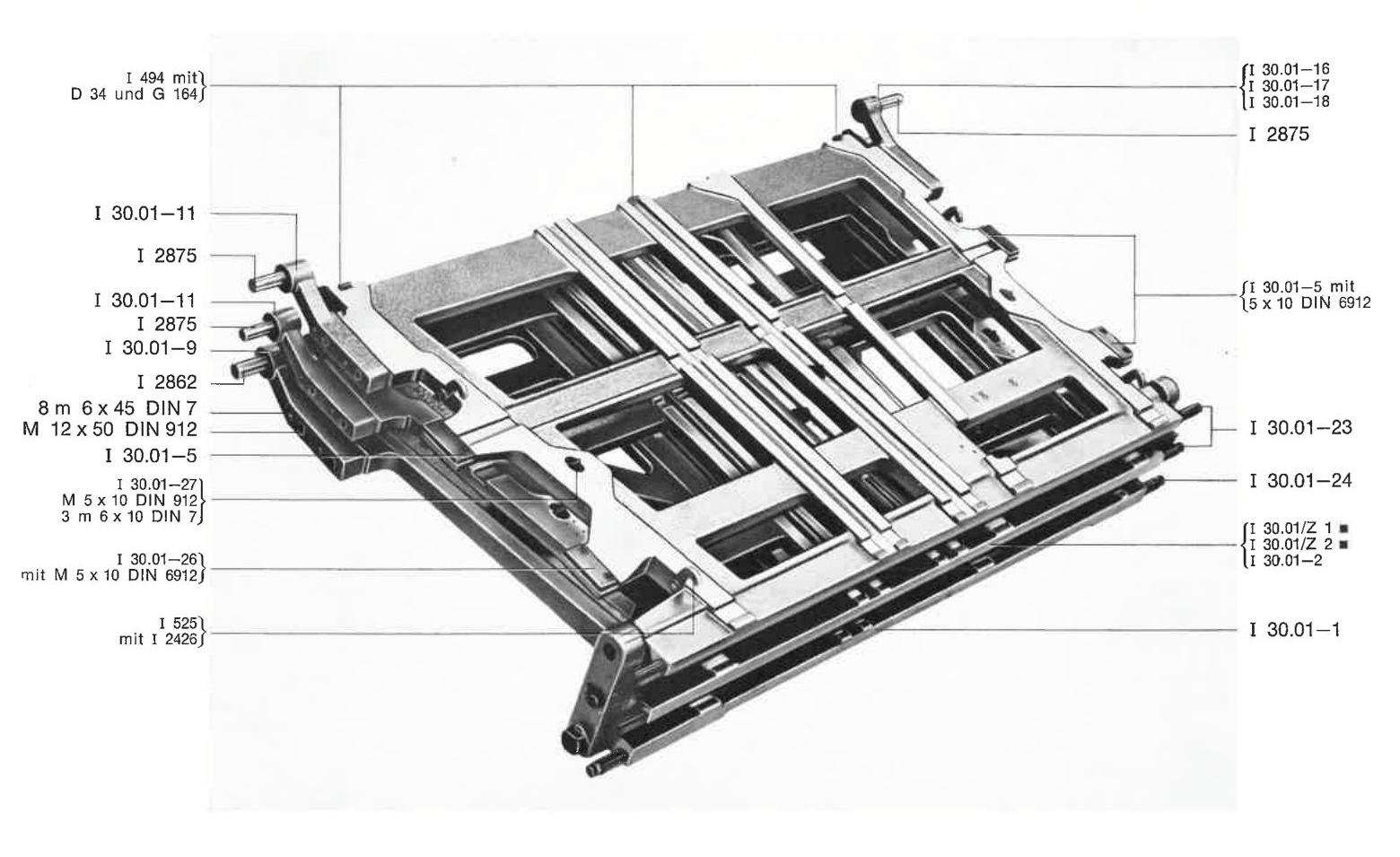 Magazinrahmen