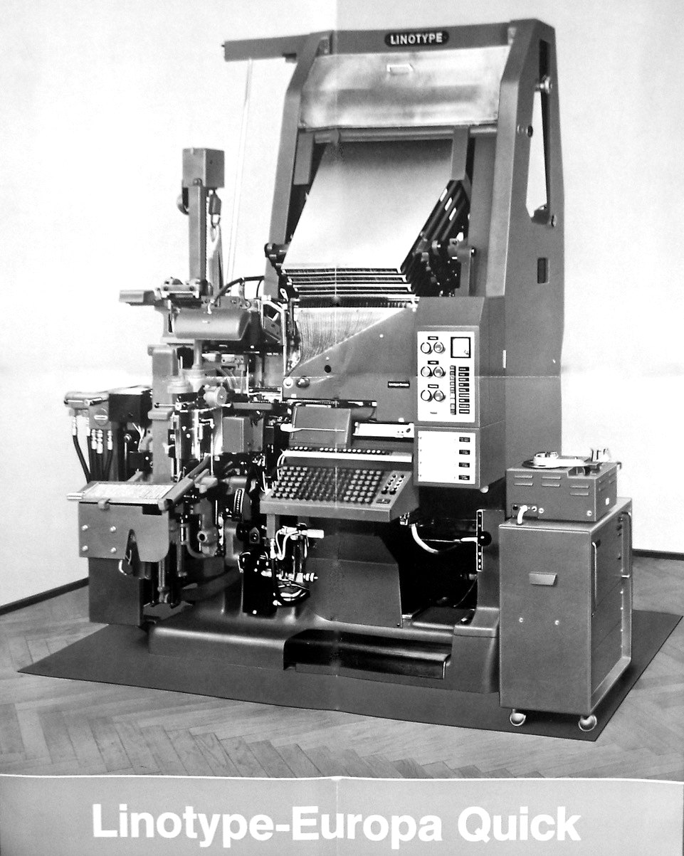 Linotype Modell 22